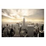 Bild Manhattan Dawn I Leinwand /  Massivholz Fichte - Mehrfarbig - 90 x 60 cm