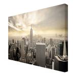Afbeelding Manhattan Dawn I canvas/massief sparrenhout - meerdere kleuren - 120 x 80 cm