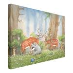 Afbeelding Wassili helpt Herten canvas/massief sparrenhout - meerdere kleuren - 60 x 40 cm