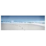 Afbeelding Sporen in het Zand I canvas/massief sparrenhout - meerdere kleuren - 120 x 40 cm