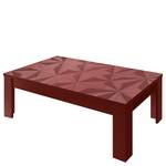 Table basse Prisma Rouge brillant