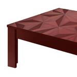 Table basse Prisma Rouge brillant