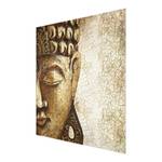 Tableau déco Vintage Buddha Verre de sécurité ESG - Multicolore - 30 x 30 cm