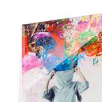 Bild Brain Explosions III ESG Sicherheitsglas - Mehrfarbig - 125 x 50 cm