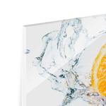 Bild Frische Orange ESG Sicherheitsglas - Mehrfarbig - 125 x 50 cm