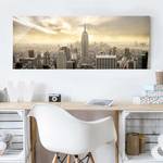 Bild Manhattan Dawn II ESG Sicherheitsglas - Mehrfarbig - 100 x 40 cm