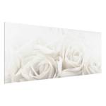 Tableau déco Wedding Roses Verre de sécurité ESG - Multicolore - 100 x 40 cm
