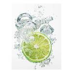 Afbeelding Keuken - Lime Bubbles ESG-veiligheidsglas - meerdere kleuren - 60 x 80 cm
