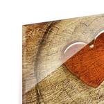 Tableau déco Natural Love Verre de sécurité ESG - Multicolore - 125 x 50 cm