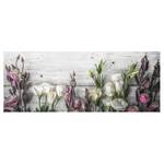 Bild Tulpen-Rose ESG Sicherheitsglas - Mehrfarbig - 100 x 40 cm