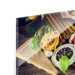 Bild Pasta ESG Sicherheitsglas - Mehrfarbig - 100 x 40 cm