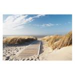 Tableau déco plage Baltique II Verre de sécurité ESG - Multicolore - 90 x 60 cm