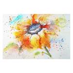 Bild Painted Sunflower II Aluminium - Mehrfarbig - 120 x 80 cm