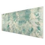 Tableau déco fleurs de glace Plaque en mousse rigide Forex - Multicolore