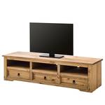 TV-Lowboard Finca Rustica II Kiefer massiv - Kiefer Natur