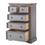 Commode Finca Rustica II Pin massif - Pin gris