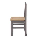 Chaises Finca Rustica (lot de 2) Pin massif - Pin gris