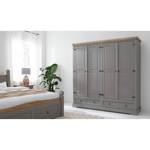 Armoire Finca Rustica II Pin massif - Pin gris - Largeur : 194 cm