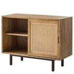 Buffet en bois massif VINA Manguier massif / Cannage - Manguier / Beige