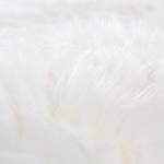 Tapis en peau Davos I Peau de mouton - Blanc crème - 65 x 130 cm