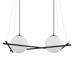 Hanglamp Salvezinas glas/staal - 2 lichtbronnen - Aantal lichtbronnen: 2