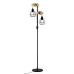 Lampadaire Townshend Acier - 2 ampoules