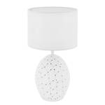 Lampe Montalbano II Tissu mélangé / Céramique - 2 ampoules