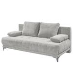 Schlafsofa Carrum Microfaser - Microfaser Ranu: Silber