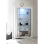 Vitrine Urbino Gris clair / Blanc