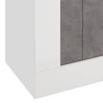 Tv-meubel Urbino Concrete look/Wit