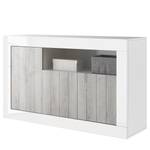 Sideboard Urbino II Hellgrau / Weiß