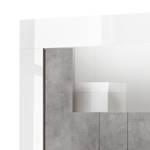 Buffet haut Urbino Imitation béton / Blanc