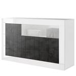 Dressoir Urbino II Donkergrijs/wit