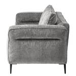 Sofa Gorden II (3-Sitzer) Chenille - Stoff Mohs: Dunkelgrau