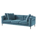 Sofa Gorden II (3-Sitzer) Chenille - Stoff Mohs: Himmelblau