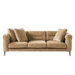 Sofa Gorden II (3-Sitzer) Chenille - Stoff Mohs: Sand