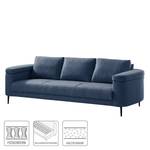 Sofa Mogo (3-Sitzer) Webstoff - Webstoff Inze: Blau