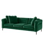 Sofa Gorden II (3-Sitzer) Chenille - Stoff Mohs: Flaschengrün