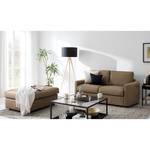 Sofa Cuite (2-Sitzer) Echtleder - Echtleder Neto: Taupe