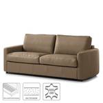 Sofa Cuite (2,5-Sitzer) Echtleder - Echtleder Neto: Taupe