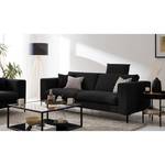 Sofa Claudio (3-Sitzer) Webstoff - Webstoff Saia: Anthrazit