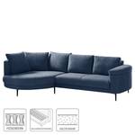 Ecksofa Mogo II Webstoff - Webstoff Inze: Blau - Longchair davorstehend links