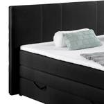 Letto boxspring Maho Tessuto - Con contenitori - 180 x 200cm