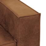 Fauteuil Kups I Velours - Tissu composite Esha: Cognac