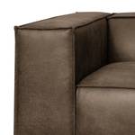 Sofa Kups I (2,5-Sitzer) Samt - Mischgewebe Esha: Nougat