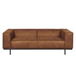 Canapé Kups I (2-3 places) Velours - Tissu composite Esha: Cognac