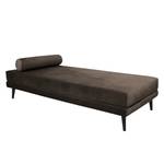 Chaise relax Kezia Velours - Marron foncé