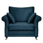 Fauteuil Killara Velours - Bleu marine