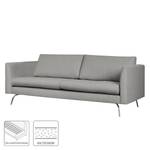 3-Sitzer Sofa Kayena Webstoff Inas: Platin - Chrom glänzend