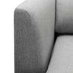 3-Sitzer Sofa Kayena Webstoff Inas: Platin - Chrom glänzend